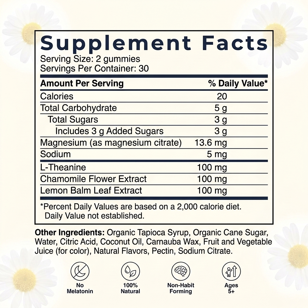 Sleep+ Chamomile Gummies